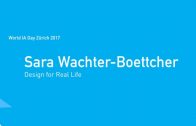 Sara Wachter-Boettcher – Design for Real Life